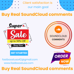 Buy Real SoundCloud comments