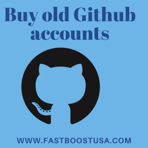 Buy old Github accounts