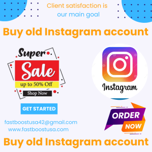 Buy old Instagram account